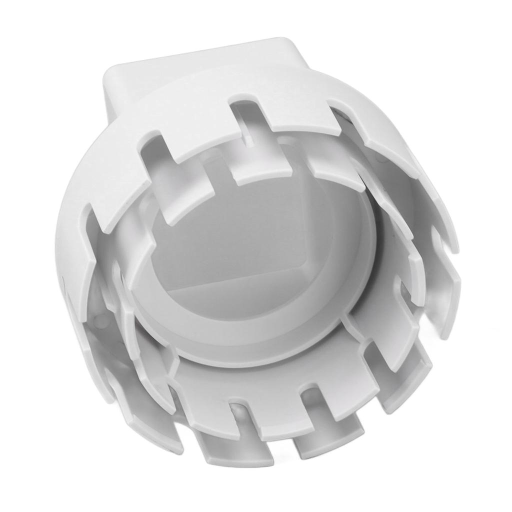 Downspout Adapter Plastic Drain Adapter Replacement Downpipe Converter Connector with Screws White
