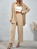 New Autumn Winter Women's Clothing Set - Chic Casual Shirt Long Sleeve Pants Loose Fit Fashion