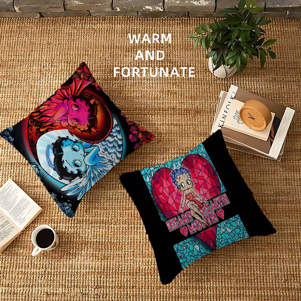 B-Betty Doll B-Boop Girl Pillowcases Home Bedding Decorative Pillow Cover Wedding Super Soft Pillow Case