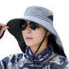 Fishery Summer Mens Hat With Removable Brim And Sun Protection For Outdoor
