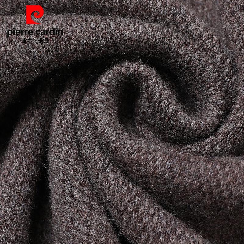 Pierre Cardin Men's 100% Pure Wool Stand Collar Vest Cardigan