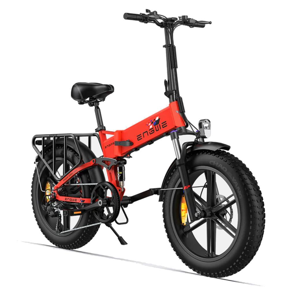 Engwe ENGINE X Universal City E-Bike with 250W 48V13Ah 20" Snow Tire Fat E-Bike, Shimano 7-Speed, LCD Display Foldable Electric Bike