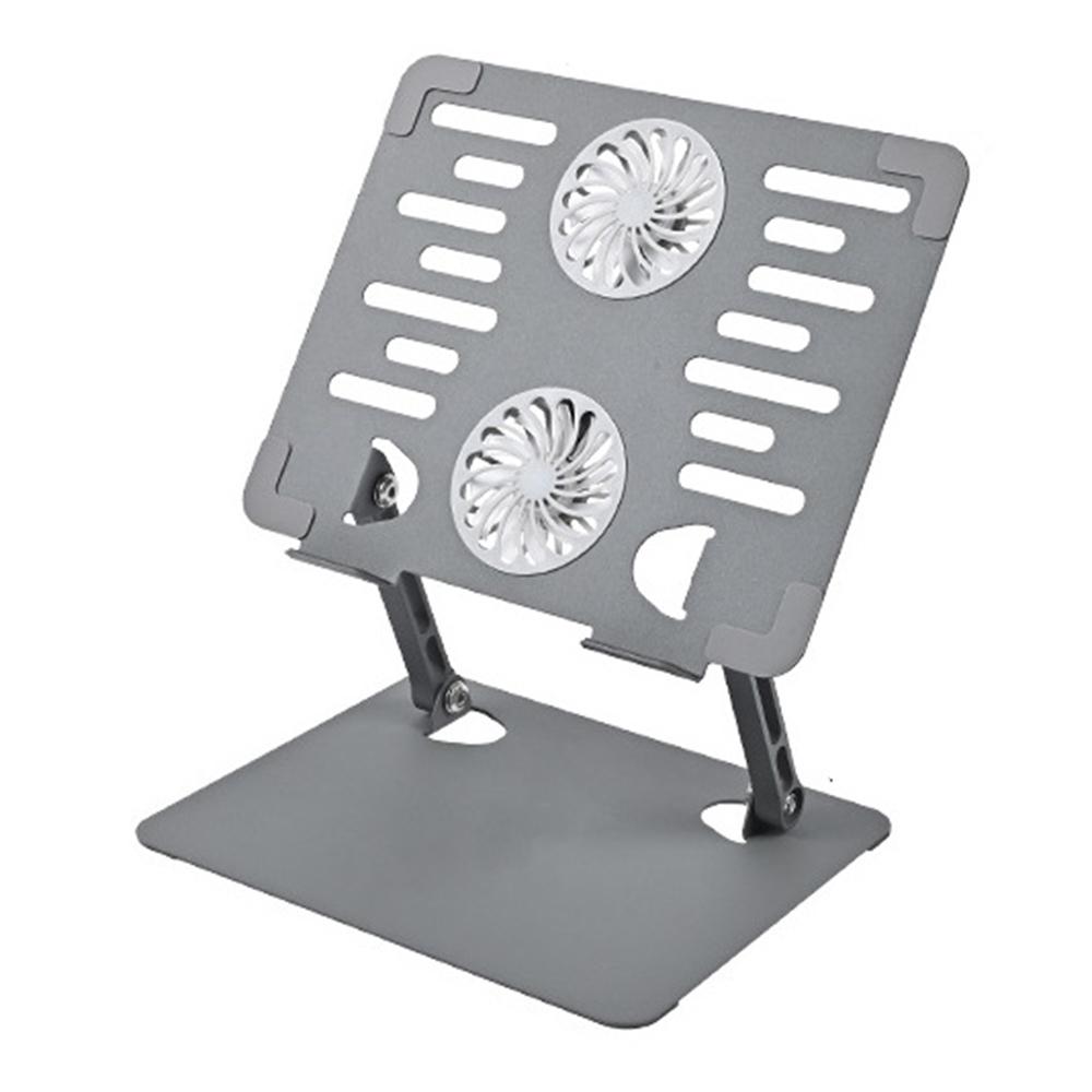 

GFF01-T Підставка для охолодження ноутбука з вуглецевої сталі, регульована висота, складна підставка для планшета з вентилятором для ноутбуків Grey