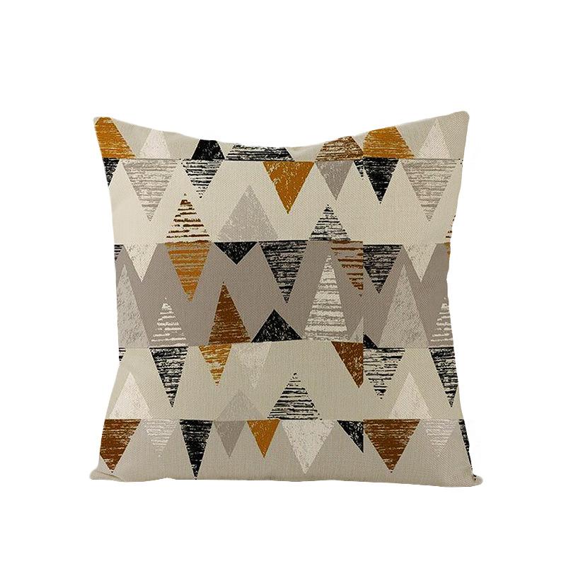 Home Simple Polyester Cushion Cover Cushion Cover Flower Sofa Cushion Cover Cushion