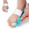 Adjustable Toe Corrector Unisex Bunion Foot Hallux Valgus Braces Rotatable Toe Separator Straightener for Left and Right Foot