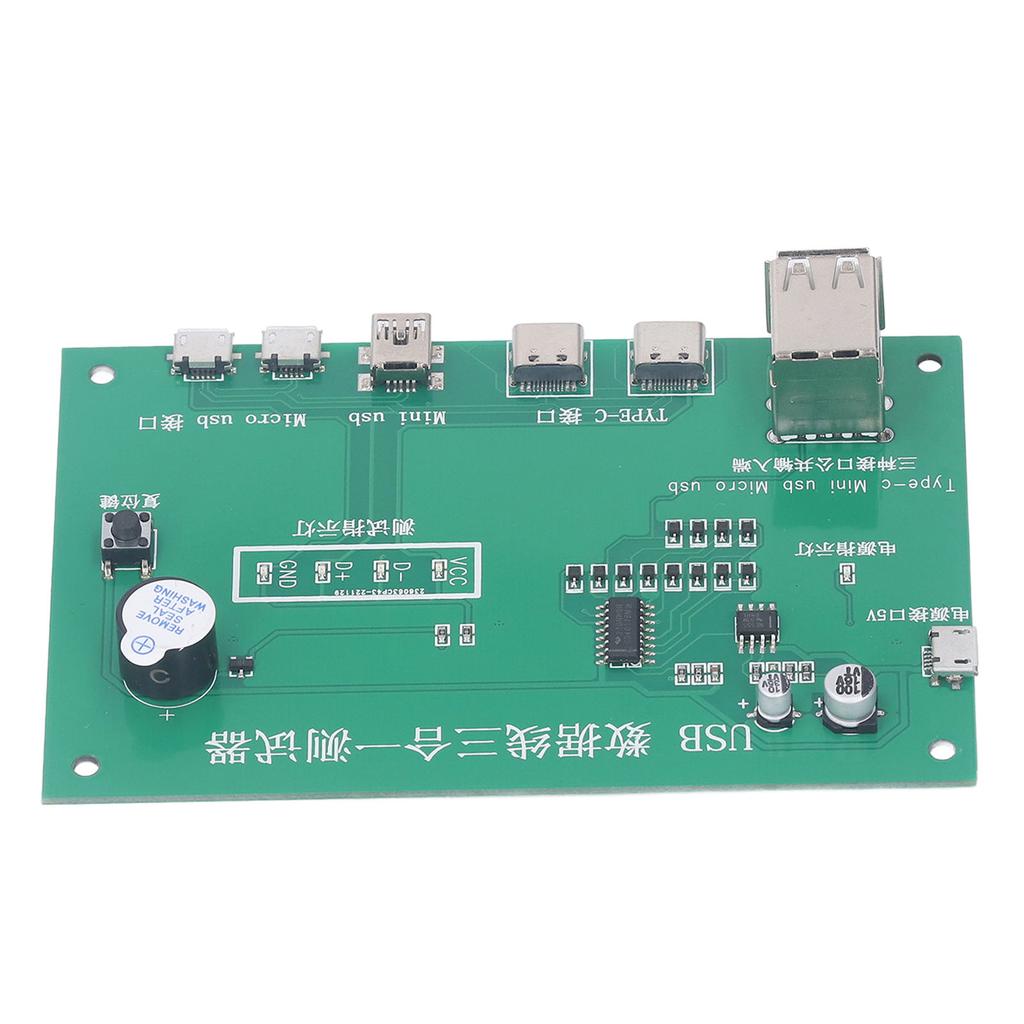USB Cable Tester 3 in 1 Test Board Short Circuit Open Circuit Testing Module for Maintenance