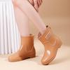Exquisite Women's Short Rain Boots - Non-slip, Waterproof, and Stylish for Spring and Autumn