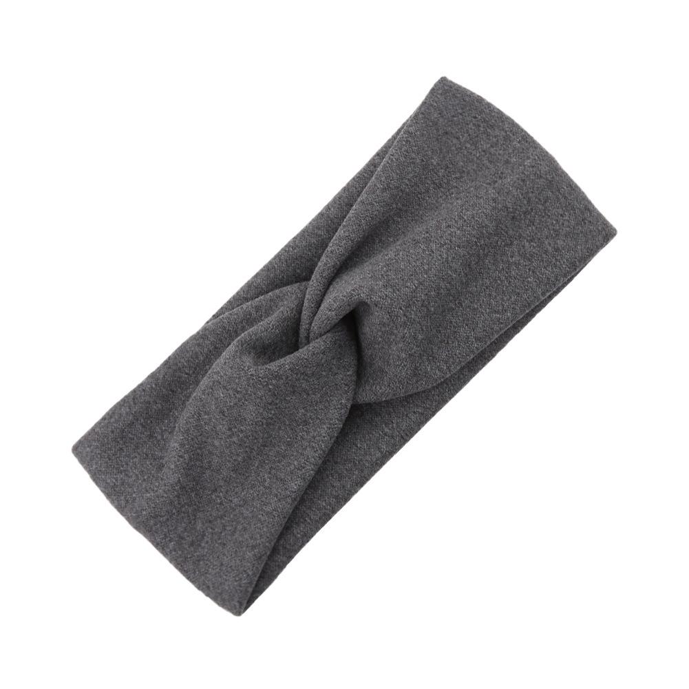 Wide Headband for Women Dark Gray Hair Accessories