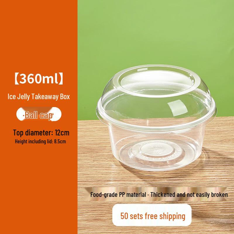 Disposable Dessert & Salad Bowls with Dome Lids