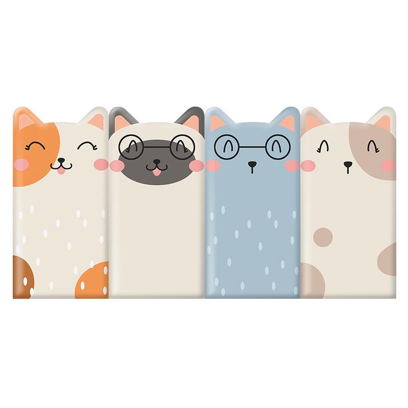 3D Cartoon Soft Pack Bedhead: Anti-Collision, Self-Adhesive Insulated Wall Sticker for Kids' Rooms.