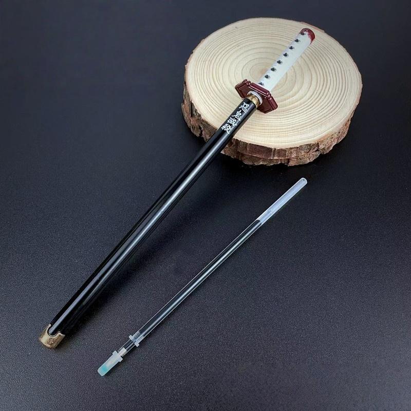 Figurina Modelo de Bolígrafo Firma de 7.8 pulgadas 20 cm Aleación Tamaño Real Bolígrafo de Bola Anime Figura Japonesa Accesorios Suministros de Oficina Regalos
