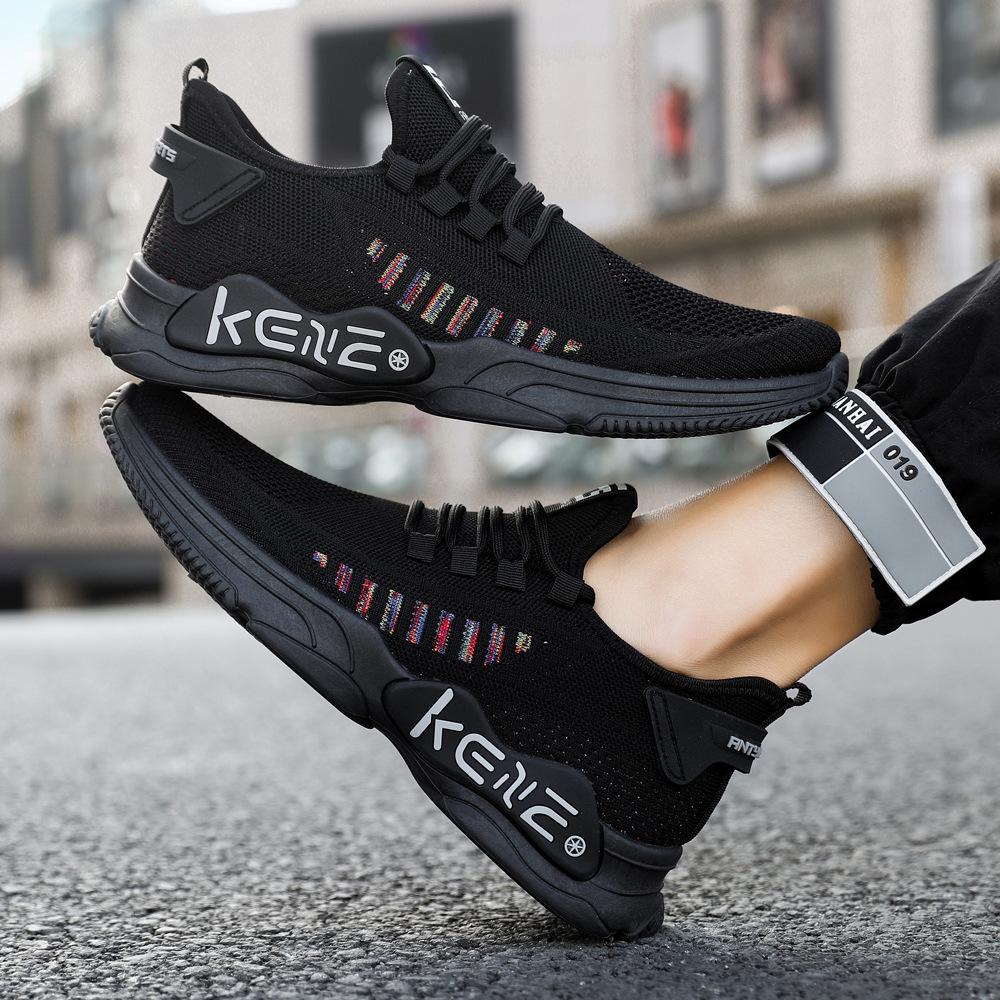 Mode 2024 Frühjahr Neue Mode Casual Sport Schuhe männer Plus Größe herren Schuhe Alle-spiel Fliegen Gewebt herren Schuhe Trendy Schuhe
