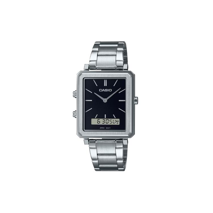 CASIO Men Standard Series Black Watch MTP-B205D-1E MTP-B205D-1E Black Dial