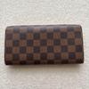 Used LOUIS VUITTON Damier Long Wallet