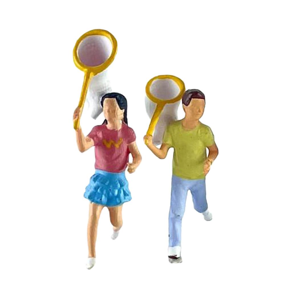 1/64 Scale People Figures Tiny People Model Sand Table Ornament Miniature Scene Decor Diorama Figurines for Diorama Ornament