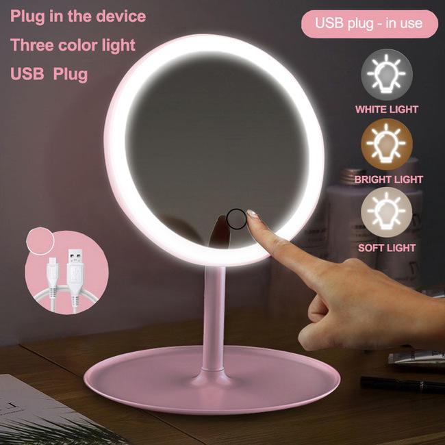 Led Makeup Mirror Smart Touch Control Lighted Vanity Stand Up Desk Detachable Adjustable For Usb At A Low S On Joom E Commerce Platform Led Makeup Mirror Smart Touch Control, Led Makeup Mirror Desk