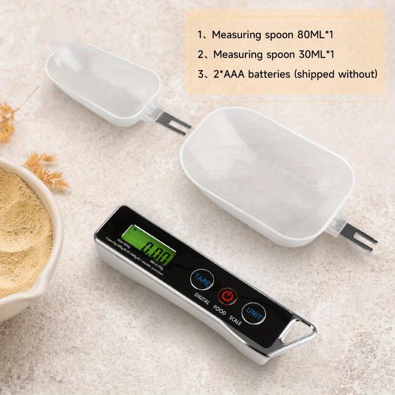 Elektronische Löffelwaage 0,01 g 500 g Digitales Messwerkzeug für den Haushalt, Kochen, Backen, Ernährung, Dosierung