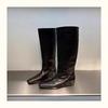Stylish Square-toe Slim-fit Fashion Boots with Built-in Height Increase, Mid-calf Boots, Women's Shoes
