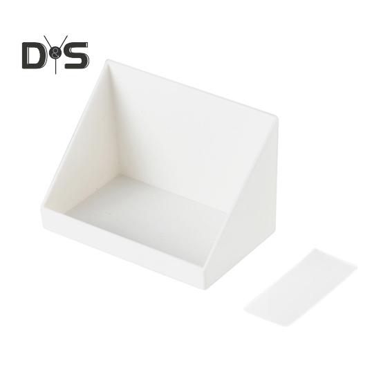 1/2/3Pcs Wall Mounted Storage Organizer Clear Storage Box Strong Load-bearing Easy To Install Bathroom Cabinet Shelves Organizer