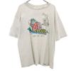 Crazy Shirt 90s Made In USA Old Short Sleeve T-shirt L Gray Kliban Cat Men's Used