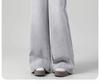 Women's High Waist Gray Wide Leg Jeans - 2025 Summer Slimming Straight Pants