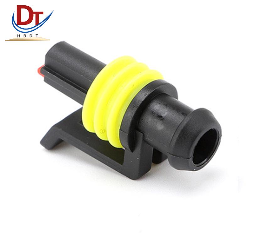 1-Pin Automotive Wiring Harness Sheath Connector - Plastic Electronic Socket