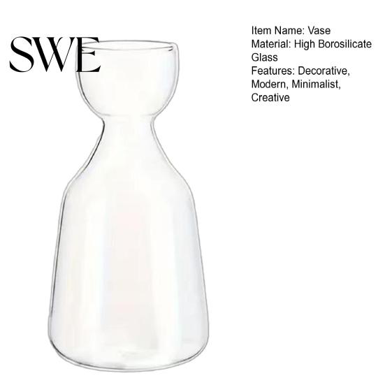 Hydroponik Pflanzenvermehrungsglas Glasvase, Klarer Künstlerischer Behälter, Avocado Zeitgenössischer Halter Vase Schreibtischdekoration Ideales Geschenk für Gärtner