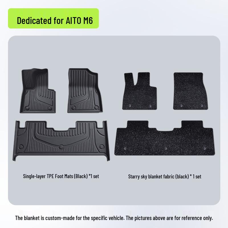 AITO M6 TPE2026 Floor and Trunk Mats for New Model Huawei Car Interior