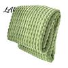 Skin Friendly Bed Throw Waffle Textured Fleece Blanket Solid Color Milk Flannel Grid Cut High Density Brushed Velvet Blanket Plush Soft Warm Cozy for