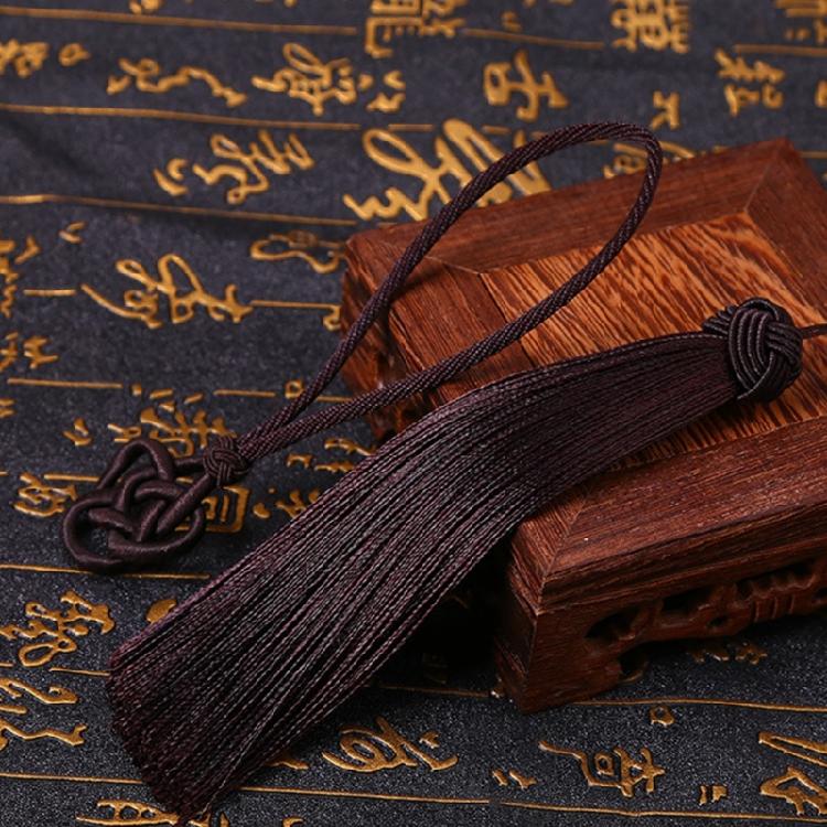 Artistic Chinese Style Tassels Accessory Keyring Pendant Chain Polyester Keychain Decoration For Everyday Use