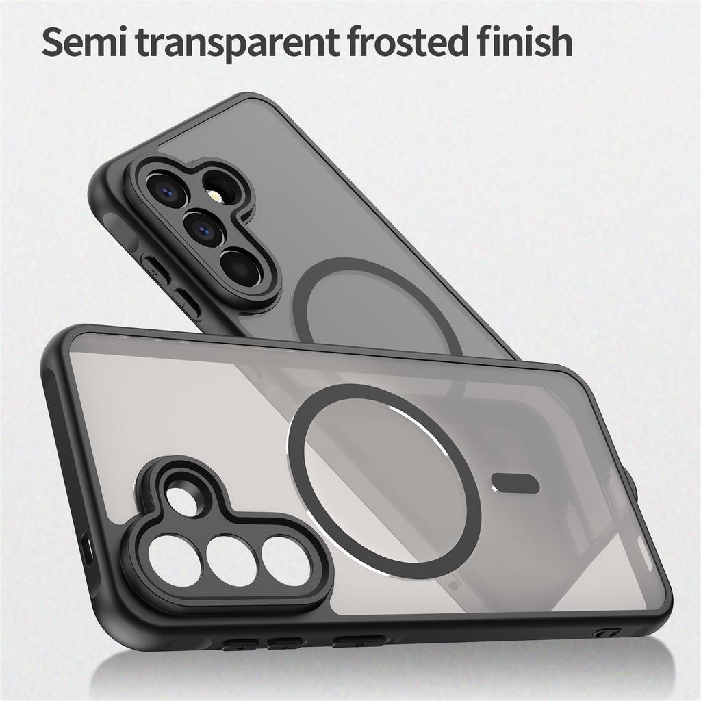 For Samsung Galaxy A57 5G Magnetic Case Anti Drop PC + TPU Phone Cover