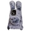 For Honor 200 Pro 5G Case Anti-Drop Bunny Ears Furry Soft TPU Phone Cover