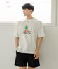 Tyubeuteuli Men'S Hello Loose Fit Short Sleeve Rash Guard A605 Ivory