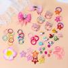 546 Teile Blume Hohelastisches Haaraccessoires-Set Kein Haarschaden Bunte Haarspangen Mädchen Haarbänder Mädchen Kinder