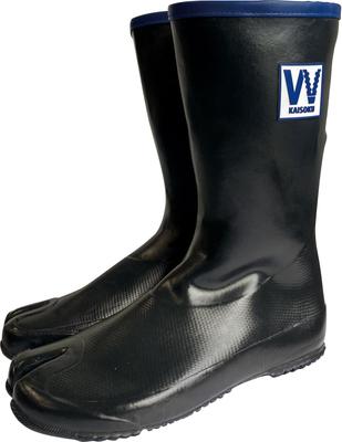 Fast-Fit Rubber Boots Work Boots Rain Boots Waterproof W Zipper Comfortable Fit Kick-Off Feature Black 27.5 Cm~28.0 Cm