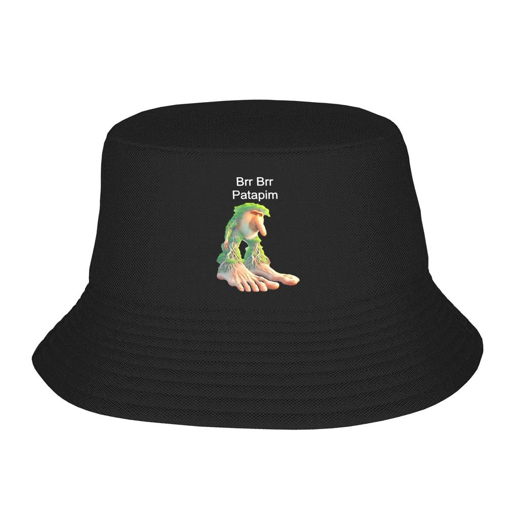 Unisex Bucket Hats Brainrot Brr Brr Patapim Beach Hatwear Camping Fishing Fisherman Caps Italian Meme Session Hat Dropshipping