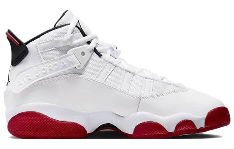 Jordan 6 Ringen Wit University Rood GS 323419-160