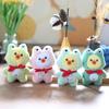 Weicher Kurzer Plüsch Entenanhänger Niedliches Miniatur-Stofftier Schlüsselanhänger