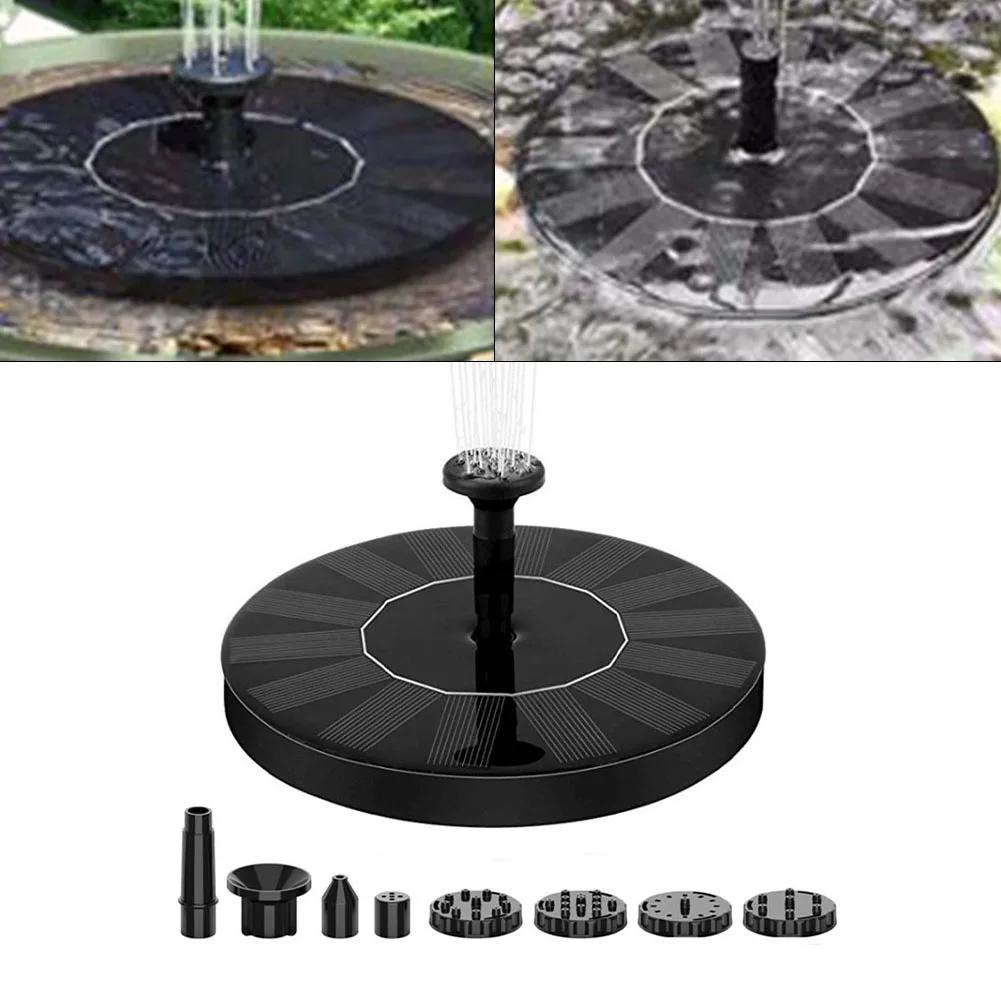 Floating Fountain Solar Fountain Super Long Life Environmentally Friendly Multiple Water Types Multipurpose 110cm