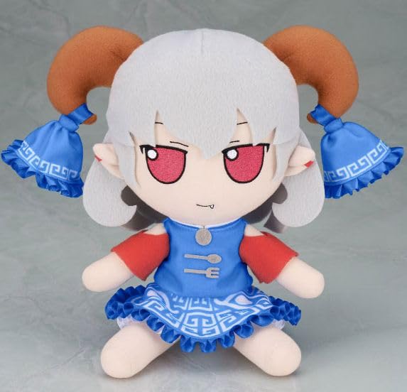 

Touhou Plush Toy Series 94 Taotie Youma Fluffy Yuuma Plush Toy with Bonus Can Official Merchandise Badge,
