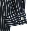 Unused VAST222 19ss Made In Japan Stripe Long Sleeve Shirt 2 Black Men's Used