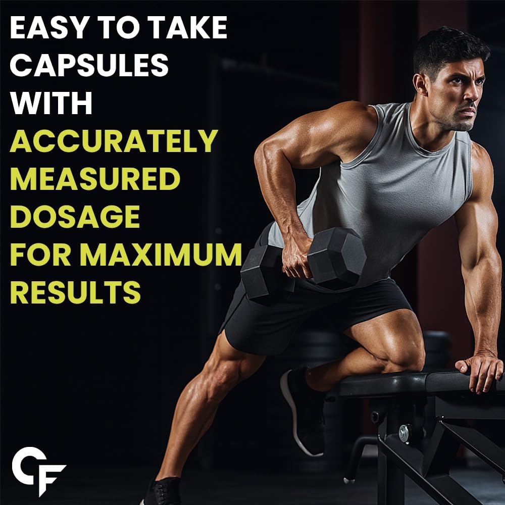 CF Carbamide Forte L Carnitine 1000mg Veg Capsules 60  Pre Workout Energy Support For Men Women Fitness Training