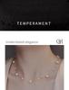 2024 Luxury French Tassel Pearl Necklace for Women – Elegant Clavicle Chain Design