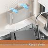 Refrigerator Side Shelf: Multi-Functional Cling Film & Paper Towel Holder, No-Drill Kitchen Storage Rack