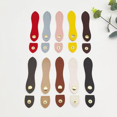 8-Shaped Gourd Snap Lock PU Leather Bag Buckle for DIY Handmade Handbags
