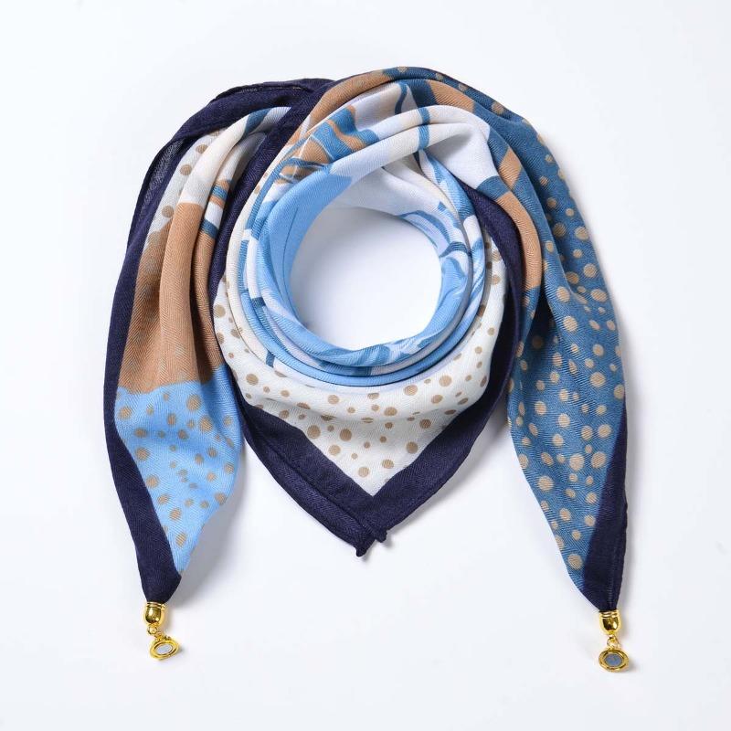 New Women's Multifunctional Versatile Warm Triangle Neck Protection Scarf Premium Velvet Decorative Scarf