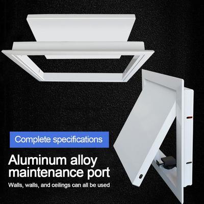 Aluminum Alloy Access Panel Easy-Snap Removable Wall Ceiling Hole Cover Inspection Port Opening Flush Hatch Decoration Universal