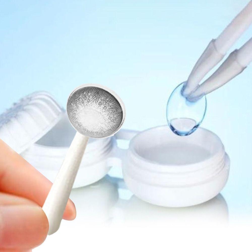 With Suction Stick Contact Lens Inserter Remover Transparent Clip Contact Lens Case  for Eye Care