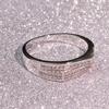 Hot-selling index finger ring in Europe and America, double-layer dislocation design micro-inlaid simulation ring, layered female ring