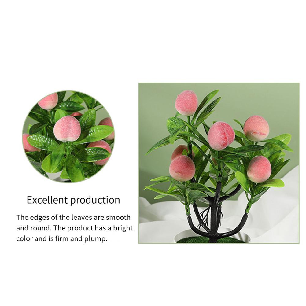 Lightweight Design Fruit Bonsai Artificial Bonsai Fake Potted Plant